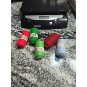 5  Vintage Dee Lite Punch Acridel Embroidery Acrylic Yarn